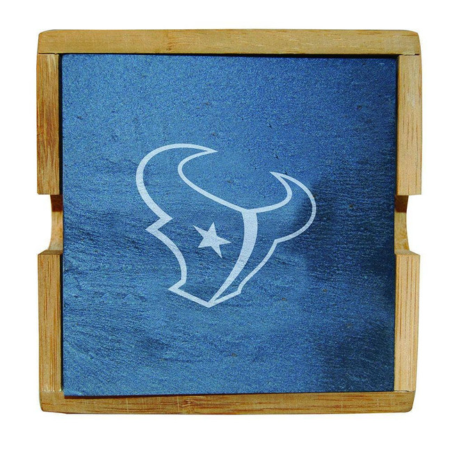 Houston Texans Slate Square Coaster Set